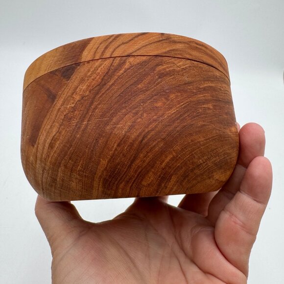 Olive wood Salt and Pepper Cellar Box kitchen must have natural - Picture 3 of 11